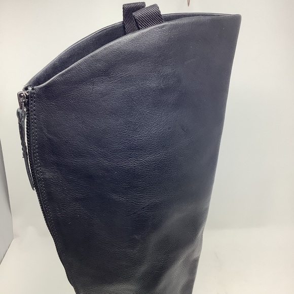 Franco Sarto Meyer Black Tall Riding Boots 7W NEW Leather - Picture 13 of 16